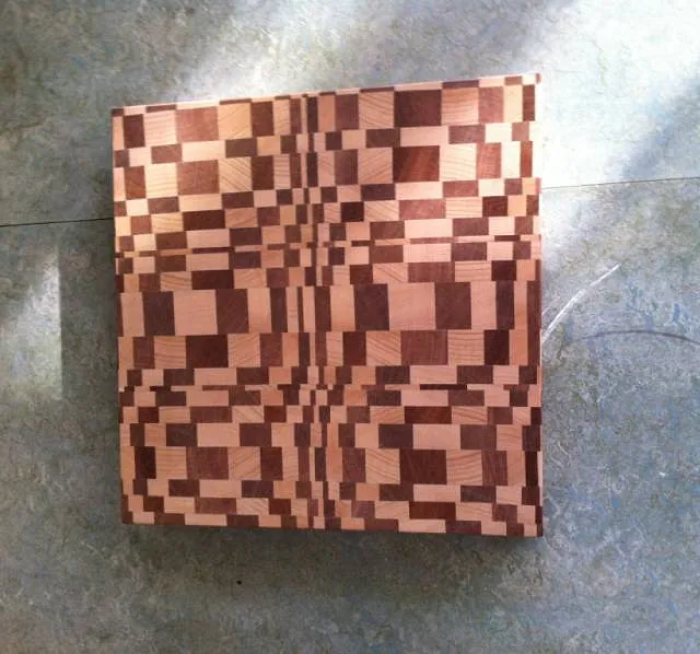 Houten kunstwerk alternatief